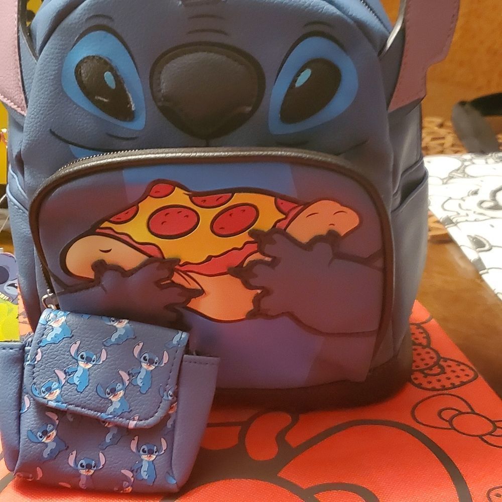 Disney  Brand stitch mini.backpack 2piece